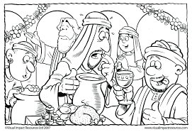 10 high quality wedding at cana clipart in different resolutions. Jesus Turns Water Into Wine Coloring Pages Coloring Home