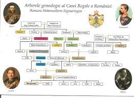 Familia regala a romaniei ~regii si reginele~  carol i se naste la sigmaringen, germania; A Carte Postala Ilustrata Casa Regala A Romaniei Arborele Genealogic Necirculata Fotografie Okazii Ro