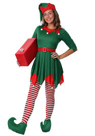 Womens Plus Size Santas Helper Costume