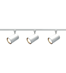 Nuvo Tk318 Brentwood 3 Light 120v White Track Lighting Ceiling Light