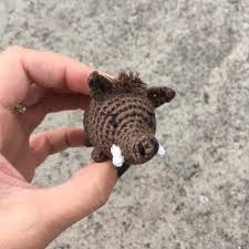 Essi C Estelle Sirieix On Instagram Et Voila Le Petit Sanglier Termine Merci A Caroline Pour Cette Commande Et A E Loup Au Crochet Crochet Sanglier