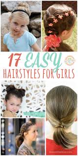 Your little ladies can look cute in pigtails with bows and ribbons. 17 Lazy Hairstyle Ideas For Girls That Are Actually Easy To Do