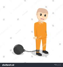 Prisoner Chain Ball Job Design Character: стоковая векторная графика (без  лицензионных платежей), 1779177530 | Shutterstock