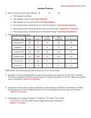 Isotopes Answerr Key Pdf Name Answer Key Class Gr 11
