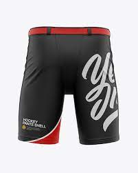 Download Hockey Pants Shell Back View In Apparel Mockups On Yellow Images Object Mockups