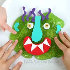 Go Away Big Green Monster Slime | Still Playing School