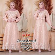 Rompi brokat panjang untuk kondangan 35. Dress Brokat Muslim Modern Home Facebook