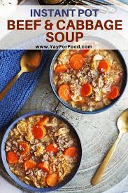 Instructions · in your instant pot, saute the ground beef, garlic, and onion in avocado or olive oil until ground beef has browned and onions are clear. Instant Pot Beef And Cabbage Soup Yay For Food