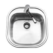 Ewi Evier Cuisine A Encastrer 1 Cuve Sans Egouttoir Opale Inox 48 X 46 Cm Evier 1 Bac Evier Et Egouttoir