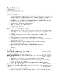 2015 resume with summary