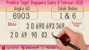 Prediksi Togel Sgp Sabtu 8 Februari 2020 Bocoran Sgp Kalender Togel Prediksi Singapur Youtube