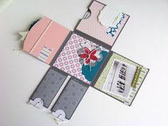 Stamp 2 Linotte Tuto Mini 30x30cm Avec Le Simply Scored Fait Avec Une Seule Feuille 30x30 Carte Scrapbooking Mini Albums Scrapbook Tutoriel Mini Albums