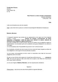 Lettre fin de contrat nounou modele lettre fin de contrat. Casamape Rupture De Contrat Interlocutory