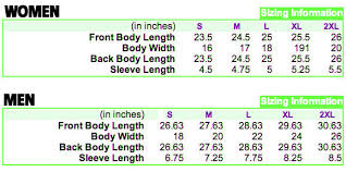 Gildan Soft Style Size Chart