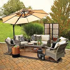 Shop Allen Roth Claremont 7 Piece Patio Conversation Set At Lowe S Canada Find Our Selection O Conversation Set Patio Outdoor Patio Table Outdoor Patio Set