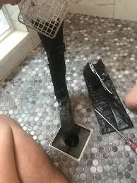 2 how to get rid of lime buildup in the shower drains. Just Pulled This From My Shower Drain Mostly Hair But Held Together By Black Sludge So Smooth That It Looked Like Rubber It Was 4 Feet Long What Could This Be Plumbing