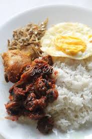 Malaysian Nasi Lemak Dengan Sambal Kerang Nasi Lemak