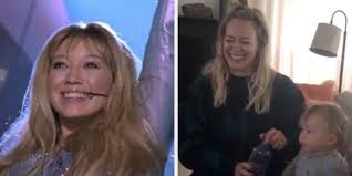 Disney hilary duff spoke to cosmopolitan uk about being typecast in hollywood from ages 21 to 25 due to her hilary duff opened up about being typecast in her early 20s following the success of lizzie. Hilary Duff Showed Her Kids The Lizzie Mcguire Movie For The First Time And It S So Wholesome