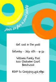 Pool party flyer invitation template use the layered pool party holiday invitation templates for any summer or beach event. 35 Collections Summer Party Invitation Background Free Summer Background