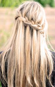 Waterfall braid hairstyle is a trendy hairstyle for women. Beautiful Cascade Waterfall Braid Hairstyles Gallery Hairstyles Weekly