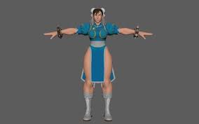 Chun li 3d model