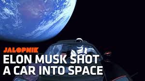 Elon Musk Actually Shot A Tesla Roadster Into Space Youtube