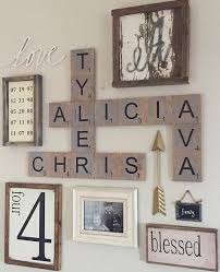 Diy Wood Family Scrabble Tile Wall Art So Cute Pepino Home Decor Scrabble Tile Wall Art Scrabble Wall Art Home Decor