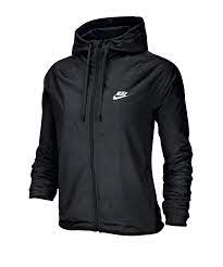 Der verlängerte saum am rücken bietet zusätzlichen schutz. Nike Full Zip Windrunner Jacke Damen Schwarz F010 Sport 1a