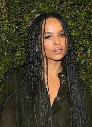 21 Great Hairstyles For Black Women Zoe Kravitz Braids Braided Hairstyles Natural Hair Styles
