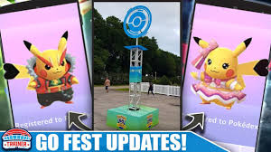 Please note that only ticket holders will encounter these pokémon. Go Fest Is In Person In 20 Cities A New Experience Pop Rock Star Pikachu Moves Pokemon Go Youtube