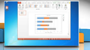 how to make a bar graph in powerpoint 2013