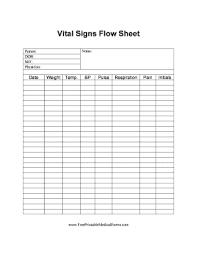 vital sheet fill online printable fillable blank