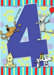 4th Birthday Birthday Wishes For 4 Year Old Boy Jeannine Rundle Representing Leading Artists Who Produce Children S And Decorative Work Happy Birthday Kids Birthday Wishes Boy Happy Birthday Cards Printable