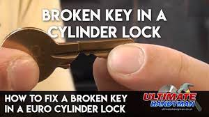 Before you buy a new key fob. How To Fix A Broken Key In A Euro Cylinder Lock Youtube