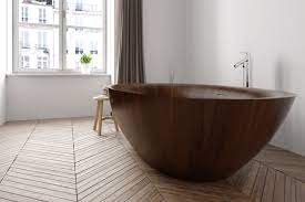 Bevor sie ein holzbad kaufen und installieren ein luxuriöses bad, von hand aus einem massiven holz von wertvollen arten gemacht. Die Schonsten Freistehenden Badewannen Bilder Ideen Schoner Wohnen