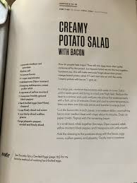 Creamy Potato Salad With Bacon Bacon Potato Salad Creamy Potato Salad Chrissy Teigen Recipes