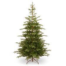Shop National Tree Company 7 5 Ft Norwegian Spruce Artificial Christmas Tree In Slim Artificial Christmas Trees Spruce Christmas Tree Artificial Christmas Tree