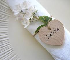 Set Of Five Wooden Heart Wedding Place Names Wedding Place Names Wedding Places Wedding Table Names