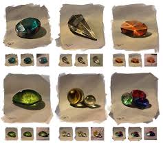 From Nature Gems By Juliatar On Deviantart Art Painting Tutorial Dungeons And Dragons