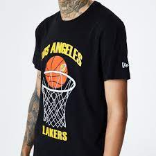 Schroder not satisfied with lakers role? La Lakers Basketball Black T Shirt New Era Cap