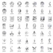 Swarovski Crystal Clear 001 2493 2711 All Shape All Size Flat Back No Hotfix Rhinestones Flatback Crystal Garment Accessories