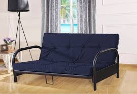 Basic black metal futon frame with mattress set by coaster basic full size metal futon frame has both style and grace. If 208 Black Metal Futon Frame Mattress Mart Canada S Sleep Showcase