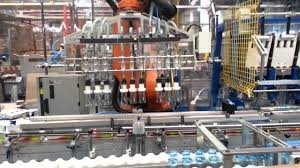 Robotik Cam Bardak Paketleme Hatti Otomasyonu Youtube