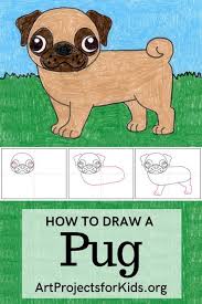 Anime pug drawing pics gallery, memes, clipart, animated images, latest anime pug drawing images in various formats like jpeg, gif, png, webp, tiff, raw, bmp, psd, pdf, ai, eps etc. How To Draw A Pug Art Projects For Kids