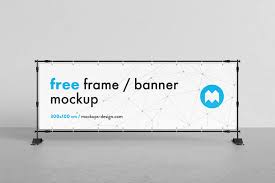 Download Download This Free Horizontal Banner Mockup In Psd Designhooks