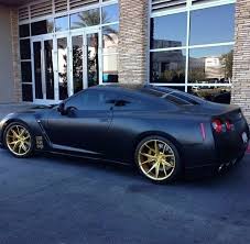 Black And Gold Rims For Trucks Matte Black Gtr W Gold Rims Now This Is My Dream Car Dream Cars Gtr My Dream Car