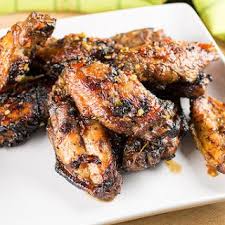 Grilled Jerk Chicken Wings With Homemade Jamaican Jerk Sauce Recipe Yummly Recipe Grilled Jerk Chicken Jerk Chicken Wings Jamaican Jerk Sauce