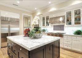 White kitchens cabinets are sure to enhance the kitchen's design radiating a classy and transitional setting. Kitchen White Kitchen Transitional Kitchen Modern Kitchen Kitchen With White Cabi Transitional Interior Grey Granite Countertops Transitional Decor Bedroom