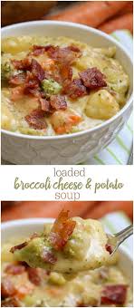 Loaded Broccoli Potato Cheese Soup Recipe Video Lil Luna Recipe Cheese Soup Recipes Delicious Vegetables Broccoli Potato Cheese Soup