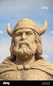 Viking statue hi-res stock photography and images